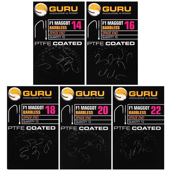 Guru F1 Maggot Hooks
