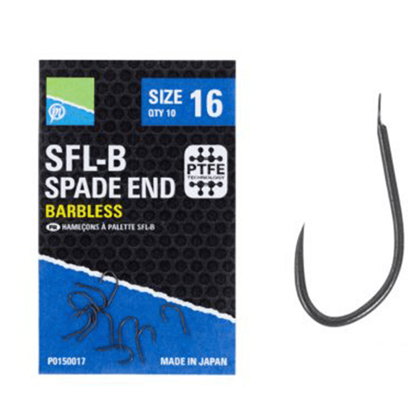 Preston SFL-B Spade End Barbless