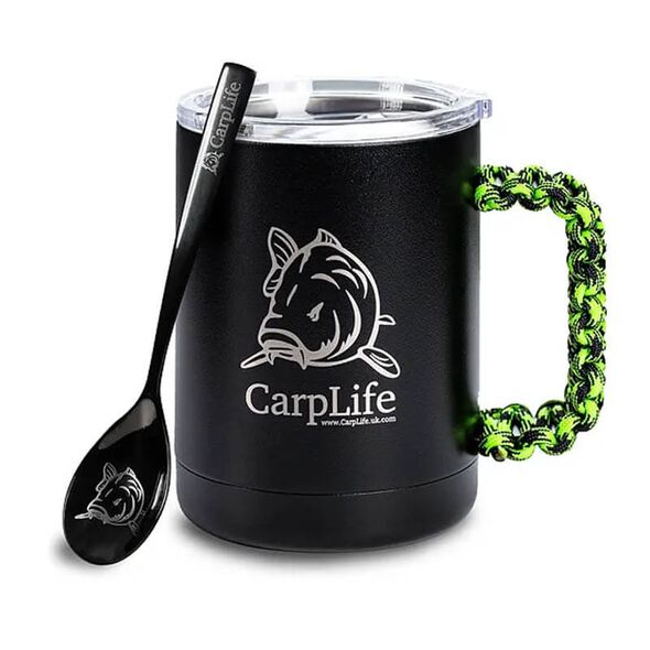 CarpLife Hand Finished Thermal Mug & Spoon